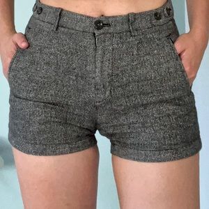 Madewell Broadway & Broome Grey / Silver Tweed Shorts